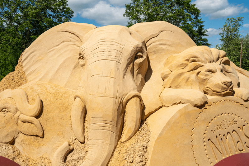 Peddler's Village Safari in the Sand- Photo Courtesy of Peddler's Village